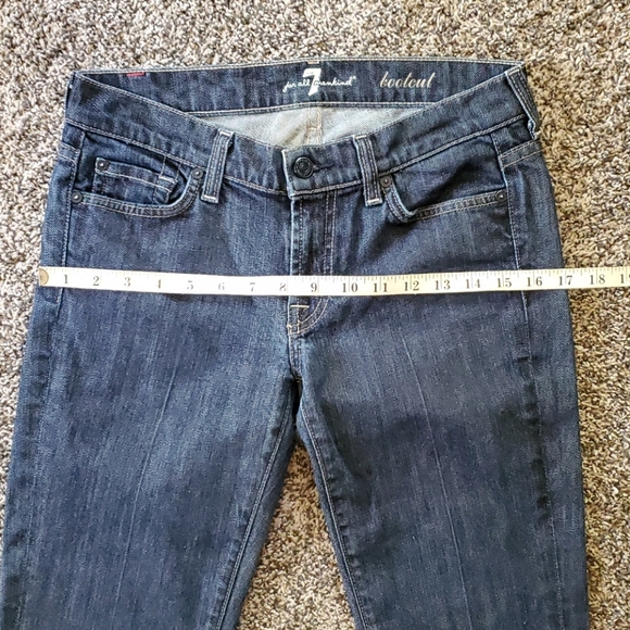 7 for all mankind bootcut jeans size 27 - Picture 7 of 9